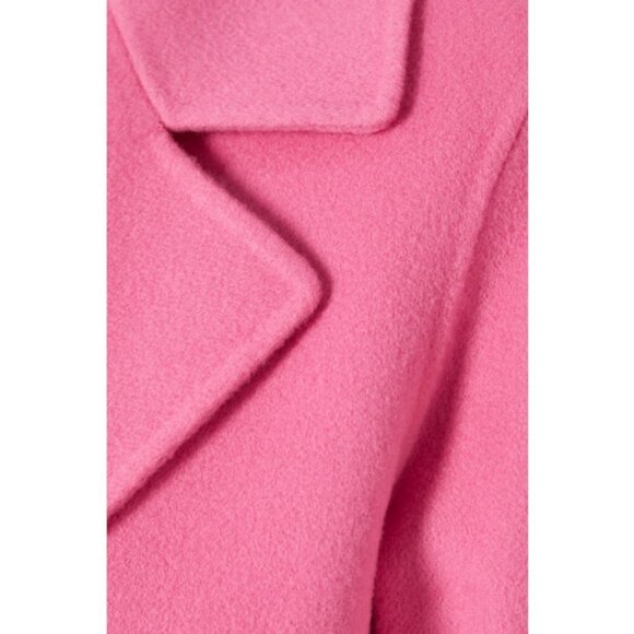💕THEORY💕 Clairene Luxe Blazer Coat Wool Cashmere Blend Pink Orchid Large L NWT - Picture 9 of 16